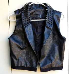 TOV Spiked PU Vest
